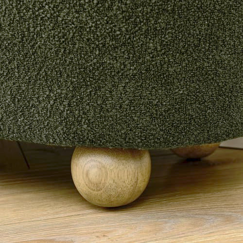 Upholstered Storage Ottoman Bench with Seating for Bedroom and Living Room O441