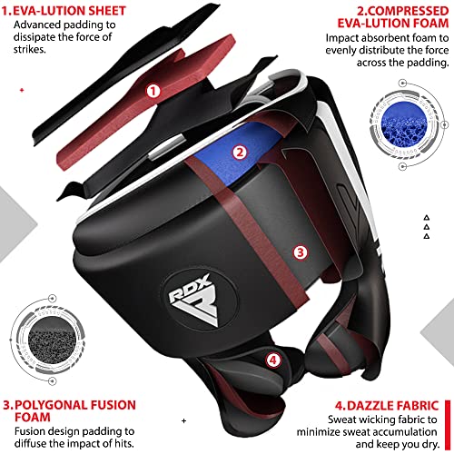 Boxing Headgear, Adjustable Padded MMA Training Helmet T645