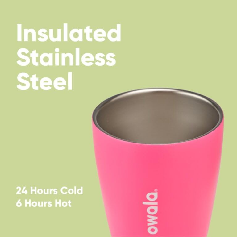 Insulated Stainless Steel Coffee Tumbler, Reusable Travel Mug, 20 oz D3272