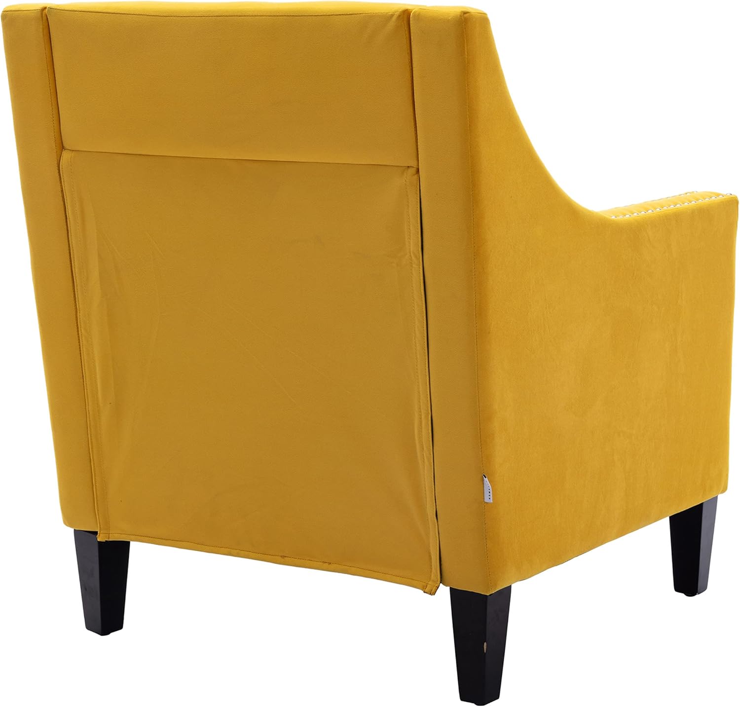 Velvet Accent Chair for Living Room with Wood Legs E616346
