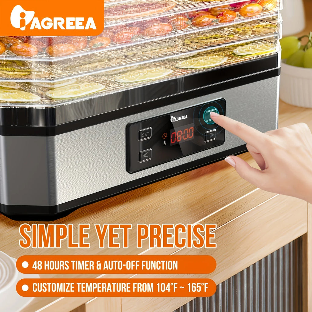 Food Dehydrator with 8 Trays, Digital Timer and Temperature Control P32552