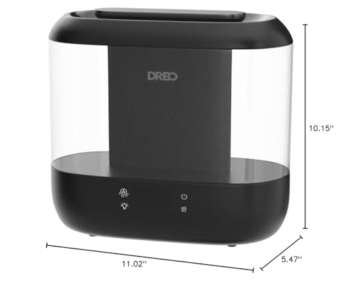 6L Top Fill Cool Mist Humidifier for Bedroom, 60H Runtime, 28 dB Quiet Y790