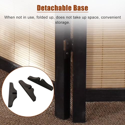 Japanese Screen Room Divider 6 Panels, Folding Portable Privacy Screen H3712
