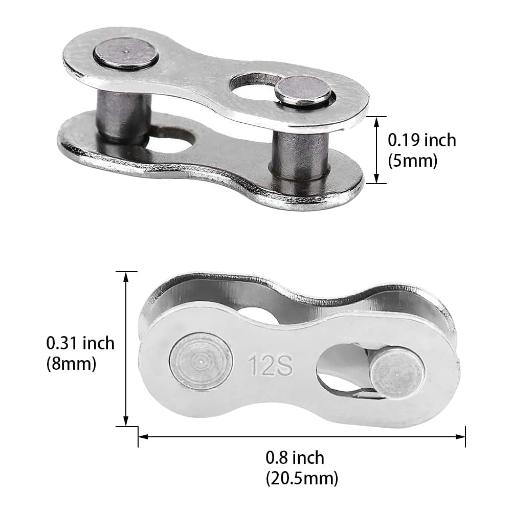 Bicycle Master Link Connector 12 Speed, Reusable Chain Link, 5 Pack P574781