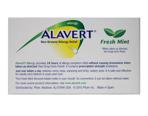 Allergy 24-Hour Relief Orally Disintegrating Tablets, Non-Drowsy Antihistamine, 60 Count Q598733