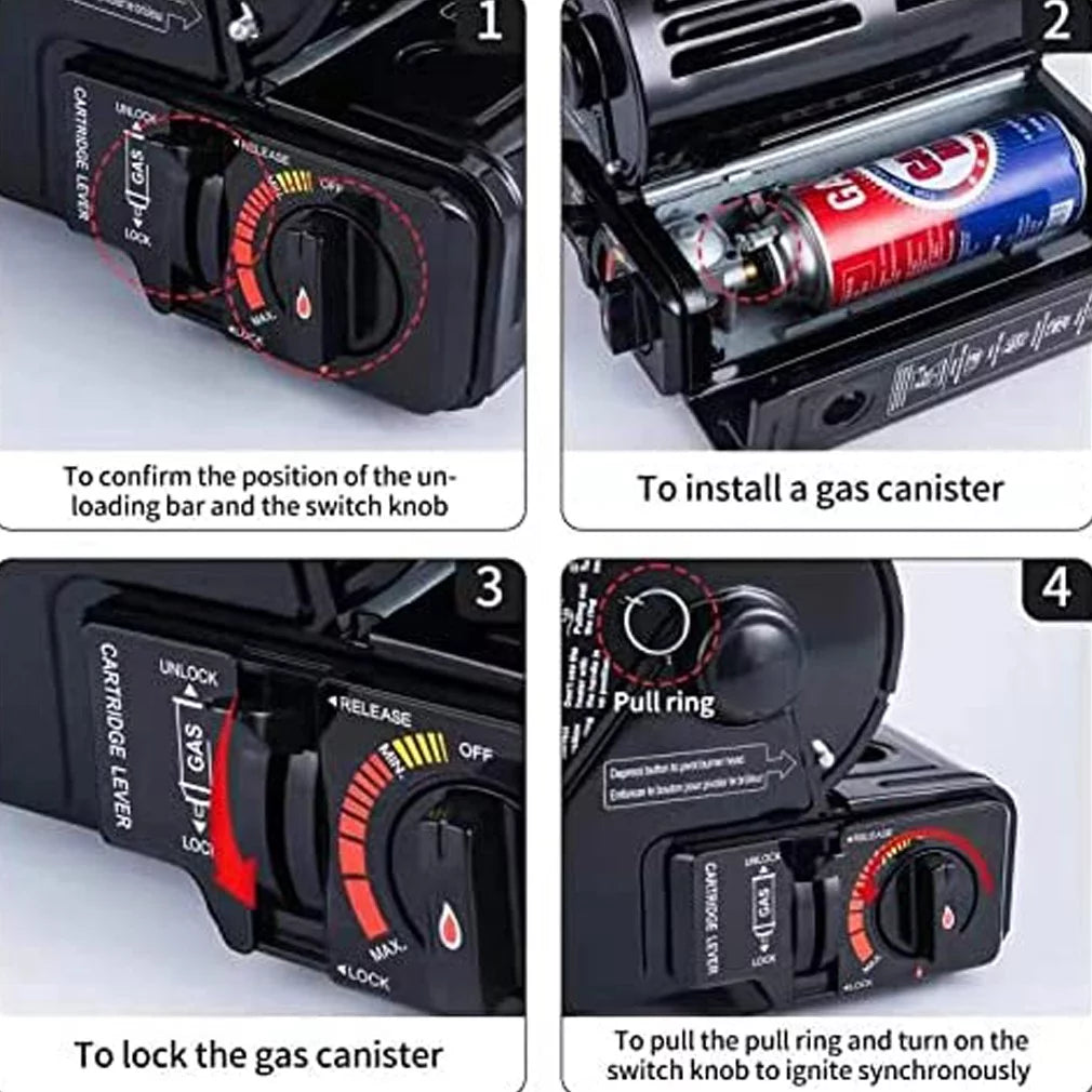 Portable Dual Fuel Heater for Camping O693