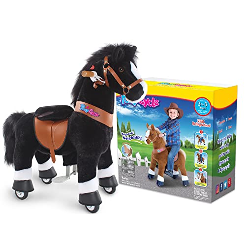 Ride on Horse Toy Plush Walking Animal Zebra Size 3 for Age 3-5 S771836