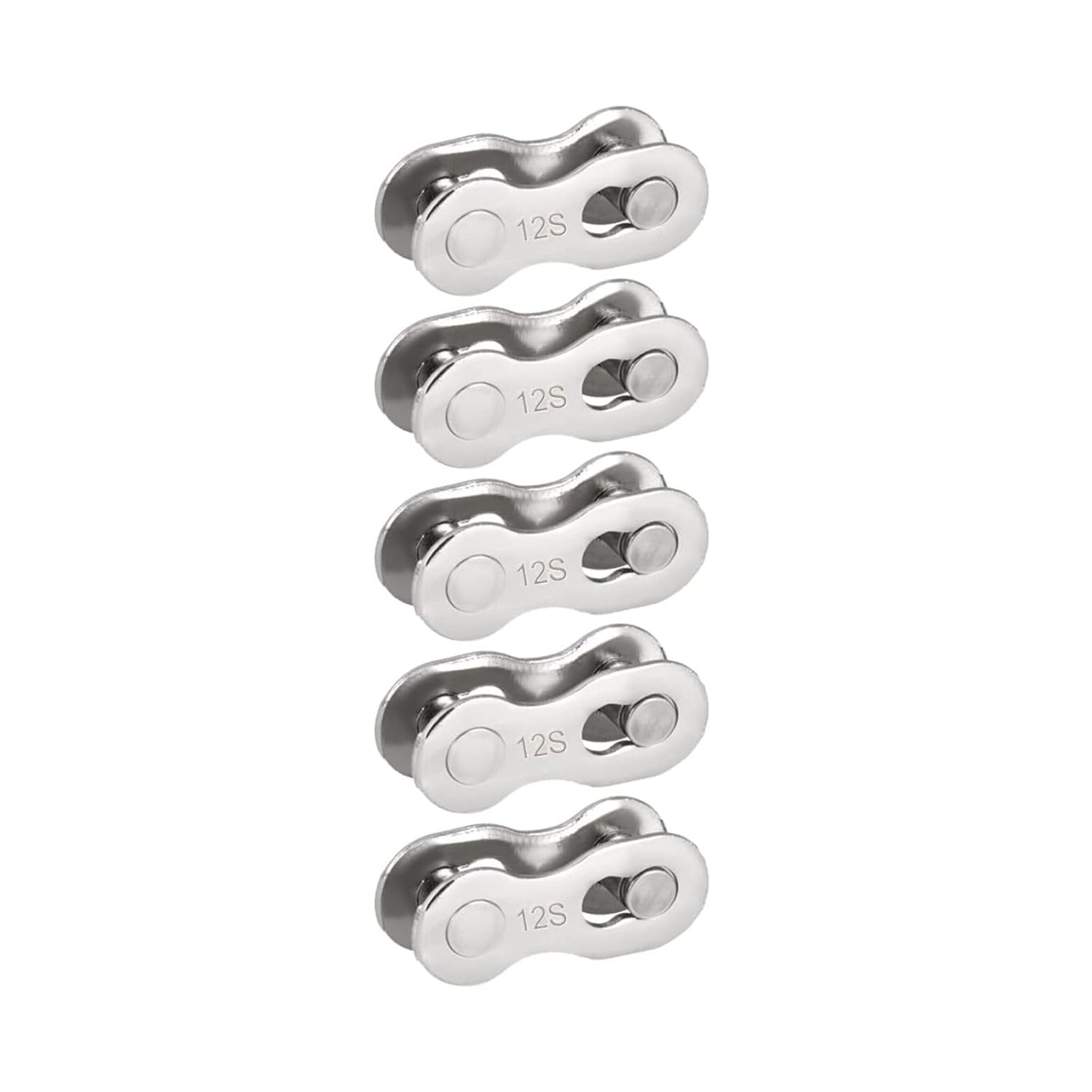 Bicycle Master Link Connector 12 Speed | Reusable Chain Connecting Link, for, Road Bicycle and Mountain Bike, Metal Bike Master Link, Bicycle Chain Missing Link Connector, 5 Set Pack Gold