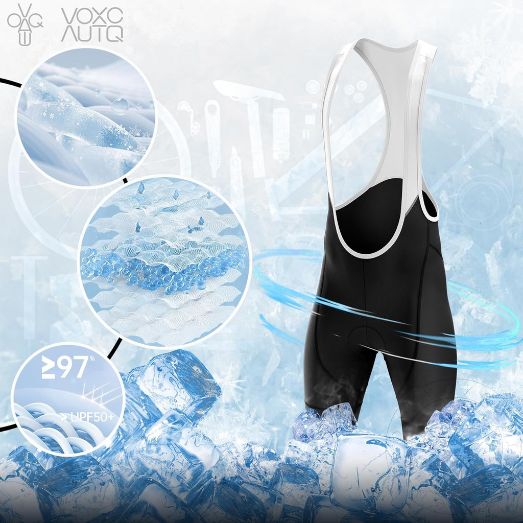 Men's Cycling Jersey Set with Bib Shorts N959286
