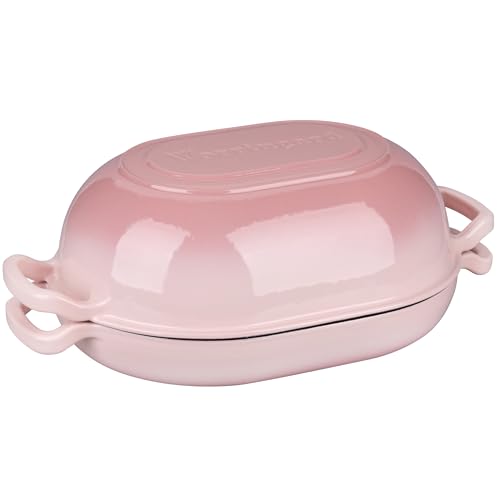 Enameled Cast Iron Dutch Oven with Lid for Bread Baking, 5QT M245
