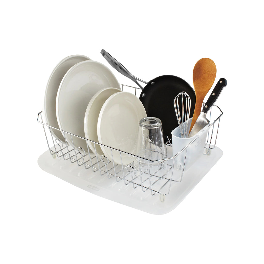 Dish Drying Rack with Utensil Holder for Kitchen Countertop D2362
