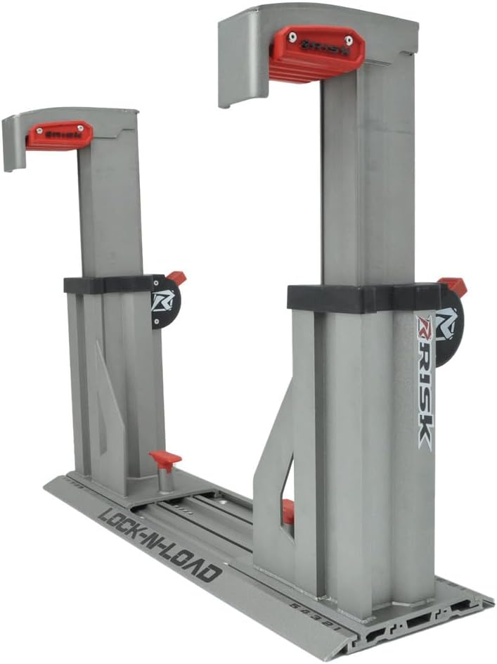 Risk Racing 00175 Silver Lock-N-Load PRO HD - Strapless Motocross Transport System