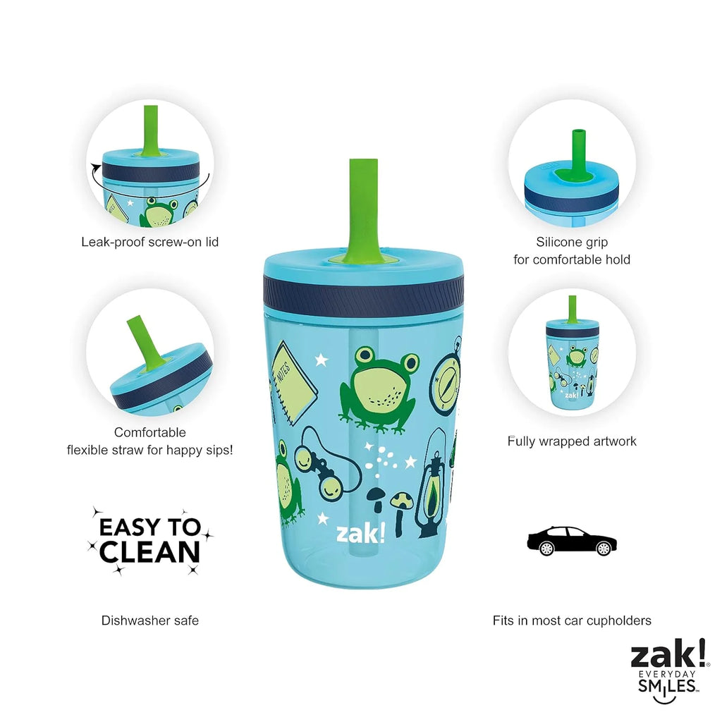 15 oz Tumbler 2pc Set with Leak-Proof Lid and Straw N79750