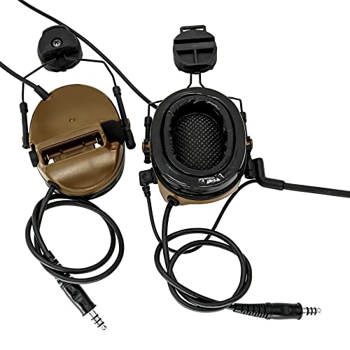Tactical Headset with ARC Helmet Rail Mount and PTT Adapter A452970