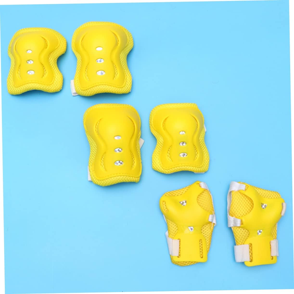 18-Piece Kids Knee & Elbow Pads Set with Wrist Guards for Cycling and Roller Skating L1224