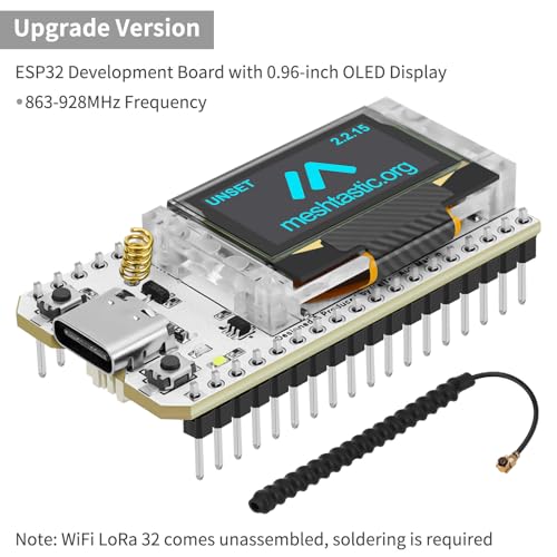 ESP32 LoRa V3 Development Board with 3000mAh Battery and 915MHz Antenna I456
