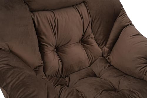 Modern Lounge Chair with Ottoman and Side Pocket S232171