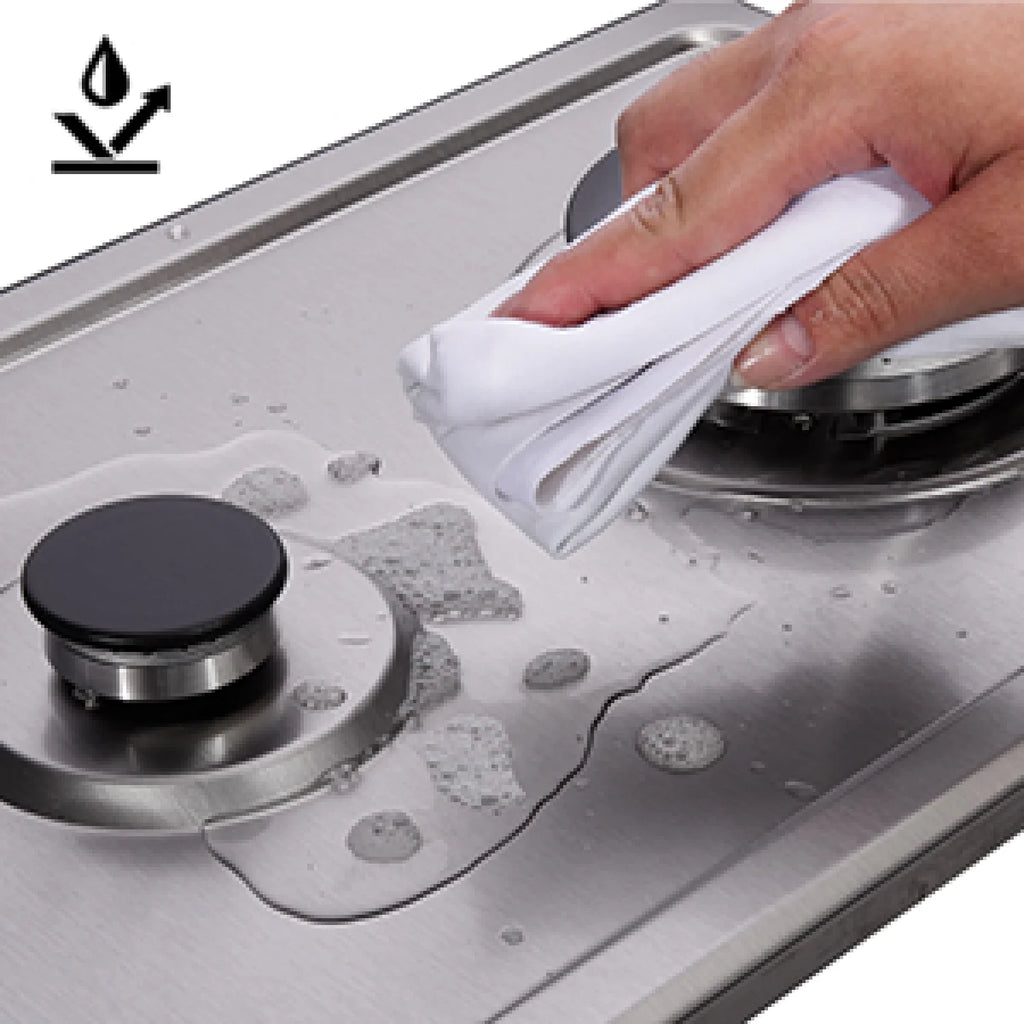 30" Propane Gas Cooktop, 5 Burner Built-in Stainless Steel, LPG/NG Dual Fuel with Regulator T515
