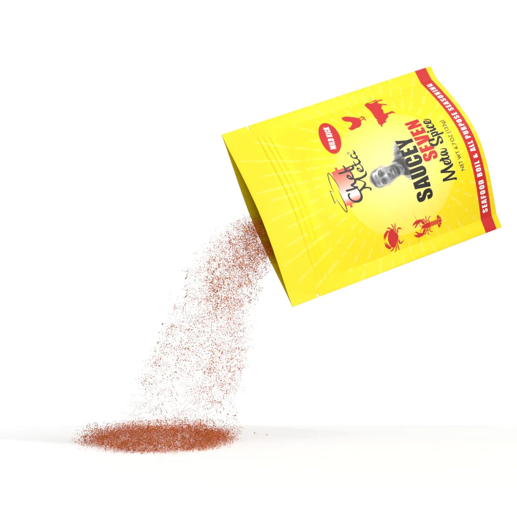 Cajun Seafood Boil Seasoning Sauce Mix for Crawfish, Shrimp, Crab, Lobster, Mussels, Potatoes, Corn, Sausage, Vegetables J7754