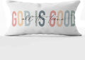 God is Good All The Time Boho Christian Quote Throw Pillow Covers 12x20 inch Bedroom Living Room Home Decor,Christian Women Girls Gifts