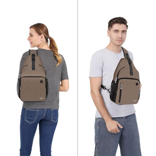 Sling Backpack with USB Charging Port, Crossbody Daypack X90069