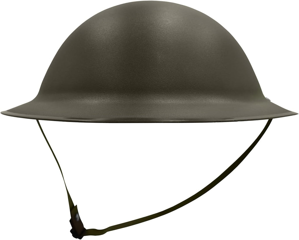 British Army Helmet Costume Hat, Olive Drab Green, Adjustable O116