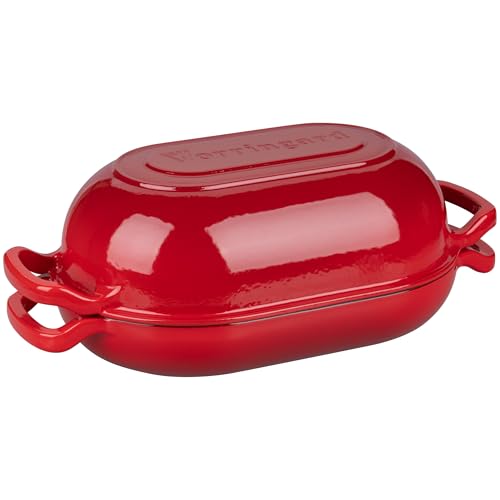 Enameled Cast Iron Dutch Oven with Lid for Bread Baking, 5QT M245