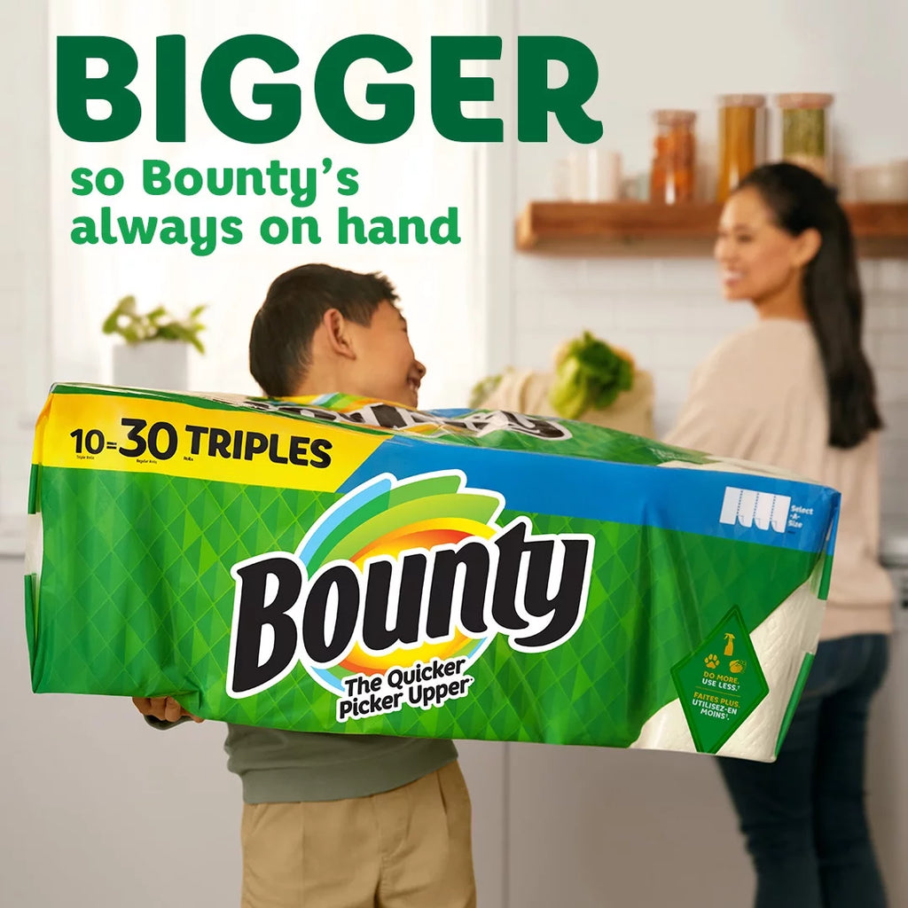 Paper Towels, 6 Mega Rolls, White T22158
