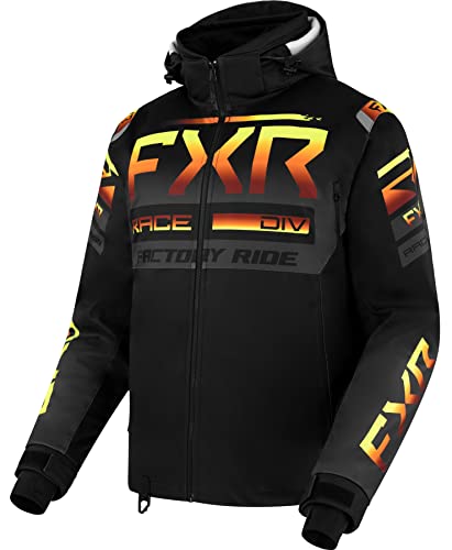 FXR Torque X Team Snowmobile Helmet Electric Shield Sun Shade QRS Black/White - FMVSS 218
