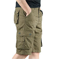 Men Cargo Shorts with Pockets Below Knee Relaxed Fit Shorts Casual Stretch Big and Tall Tactical Work Shorts Hiking Overalls