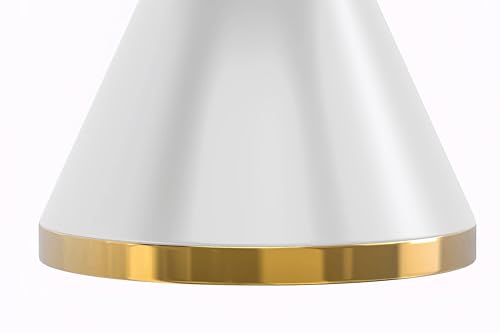 Modern Dining Table with Round Glass or Sintered Stone Top, White Steel, Seats 6-10, 60" Wide, Black G857478