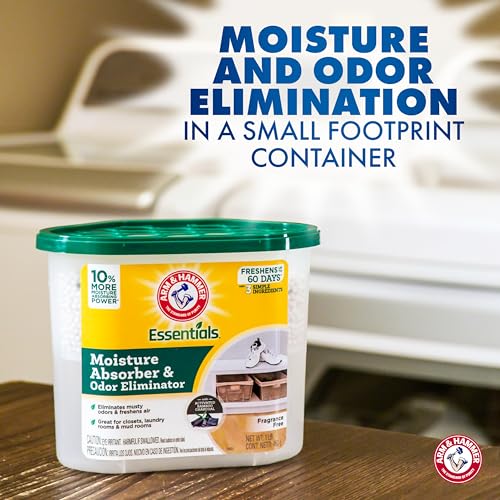 Disposable Moisture Absorber and Odor Eliminator Tub, Fragrance Free, 1 lb. V717
