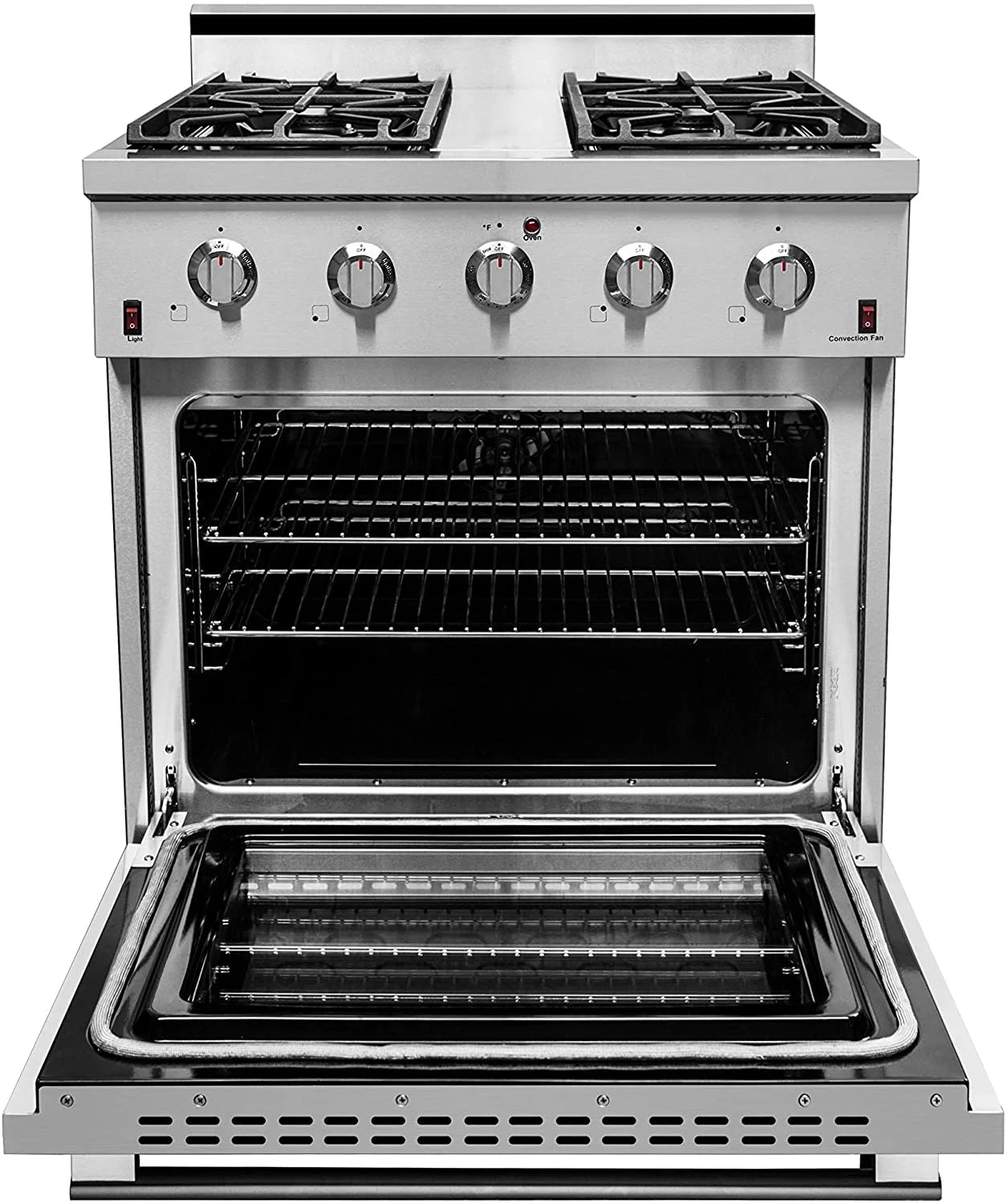 30" Stainless Steel Natural Gas Range with Convection Oven C5498