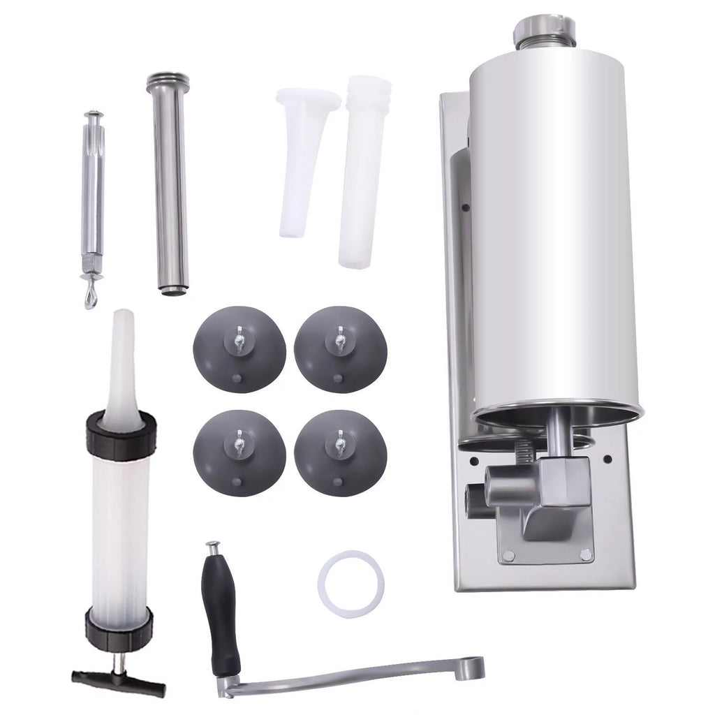 Manual Horizontal Sausage Maker Stainless Steel Meat Filling Machine F852619