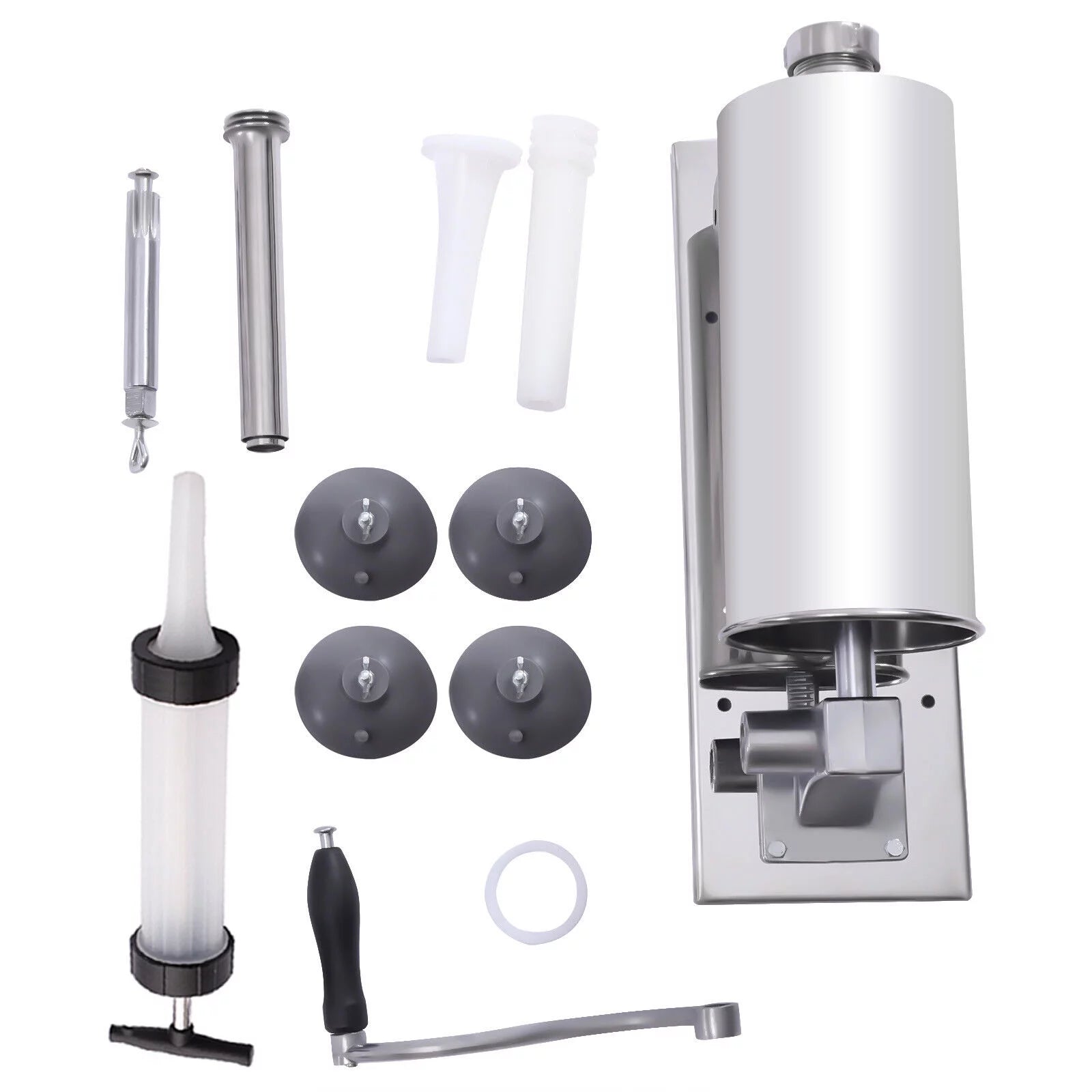 Manual Horizontal Sausage Maker Stainless Steel Meat Filling Machine F852619