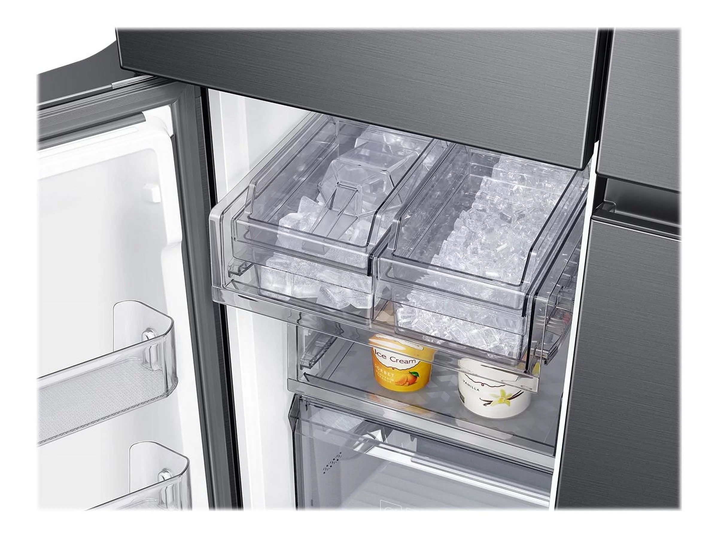 French Door Freestanding Refrigerator Stainless Steel H8806
