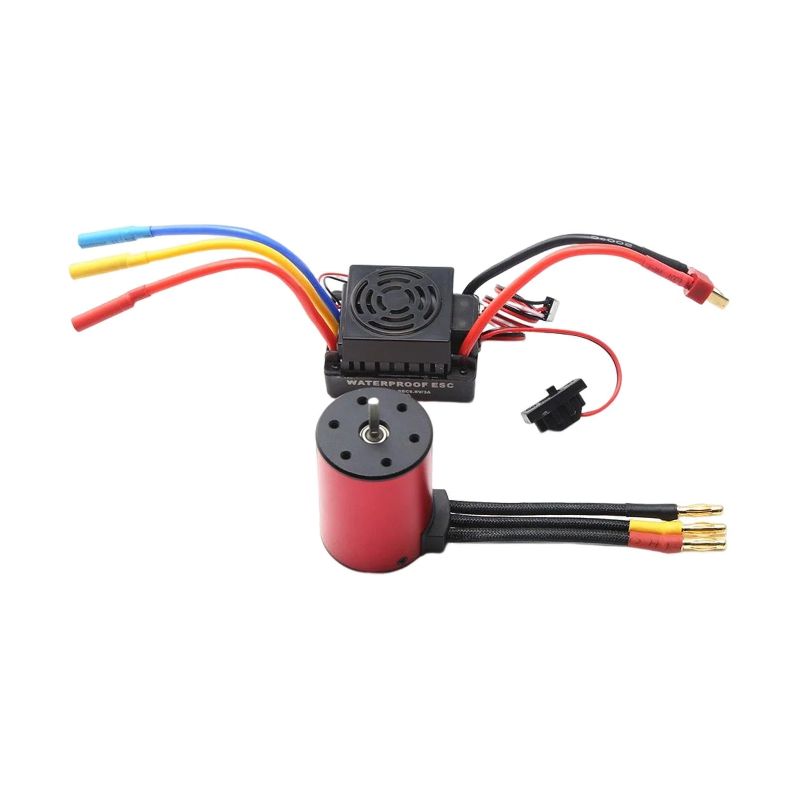 Waterproof Brushless Motor 2300kv with 60A ESC for 1/10 RC Car Q16557