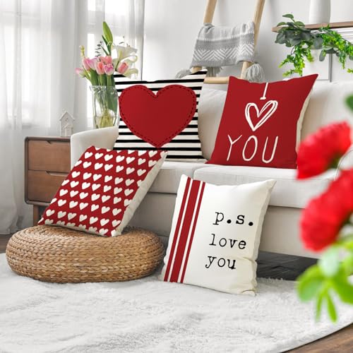 Mothers Day Mom Gifts, Valentine's Day Pillow Cover for Mom Birthday Present J784285