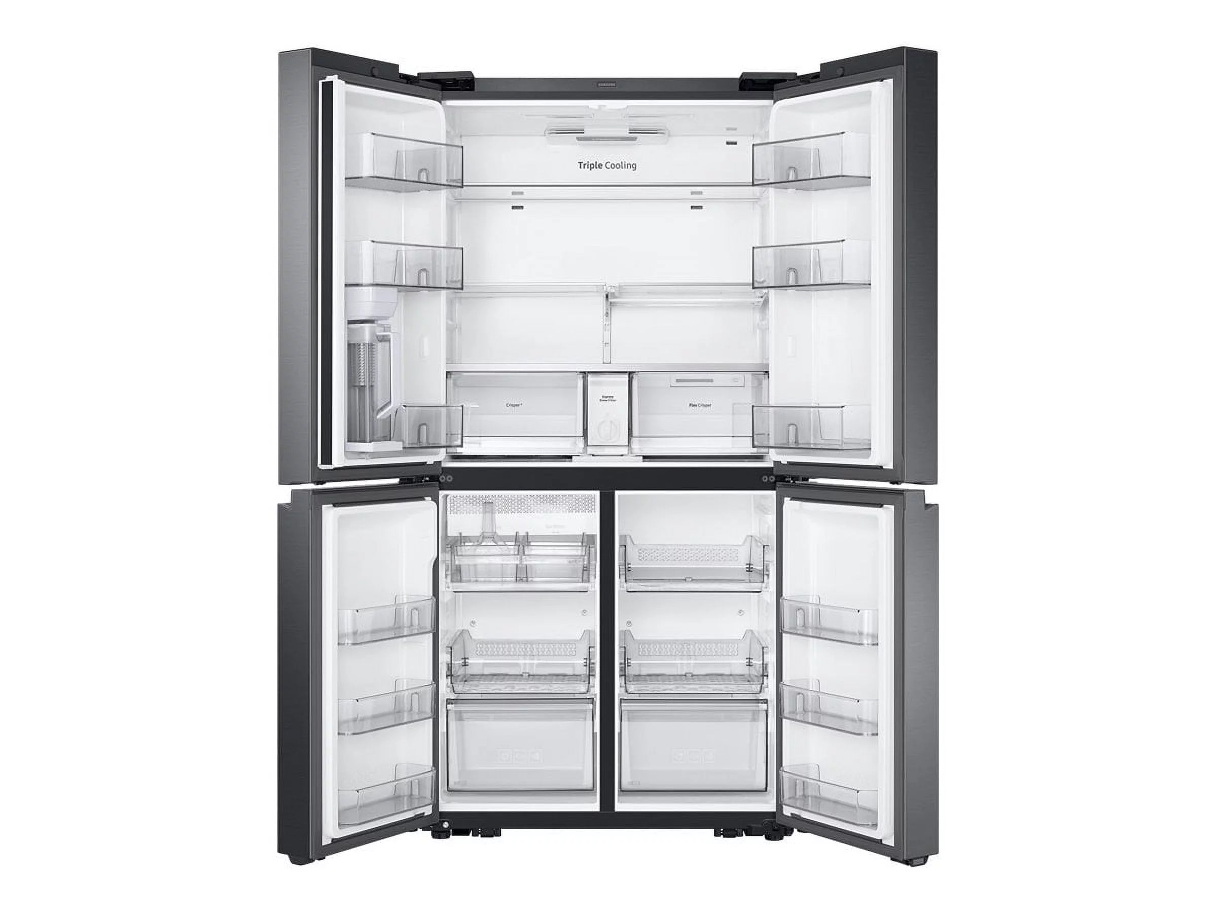 French Door Freestanding Refrigerator Stainless Steel H8806