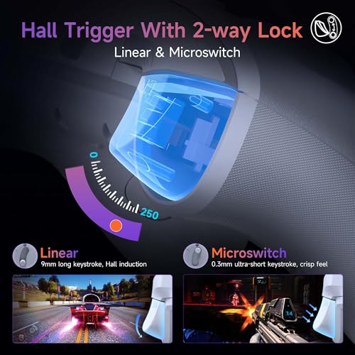 Wireless Gaming Controller with RGB Backlit and Hall Effect Sticks A3433