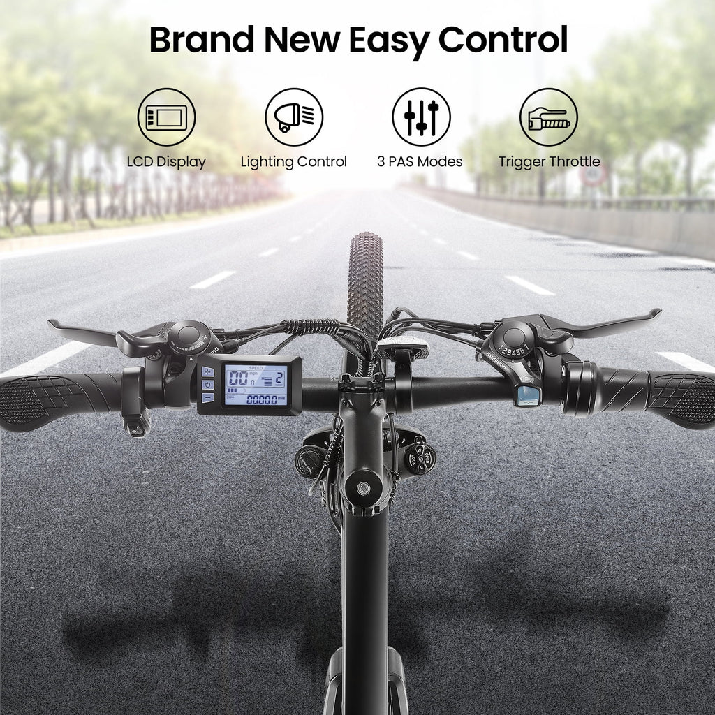 27.5" Electric Bike for Adults 500W Mountain Ebike with Removable Battery H822