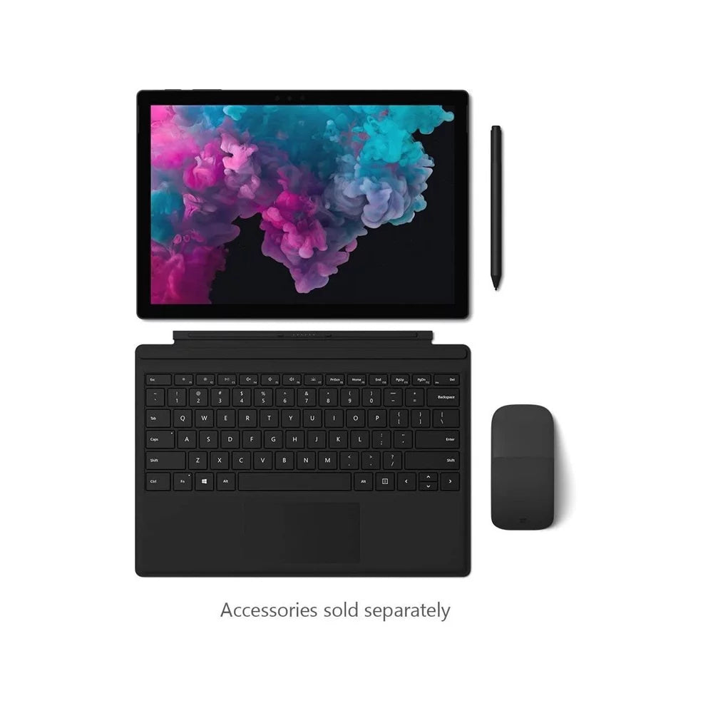 Refurbished Surface Pro 6 Tablet, Intel Core i7, 16GB RAM, 512GB SSD, 12.3" Touchscreen, Windows 10 Home E4279