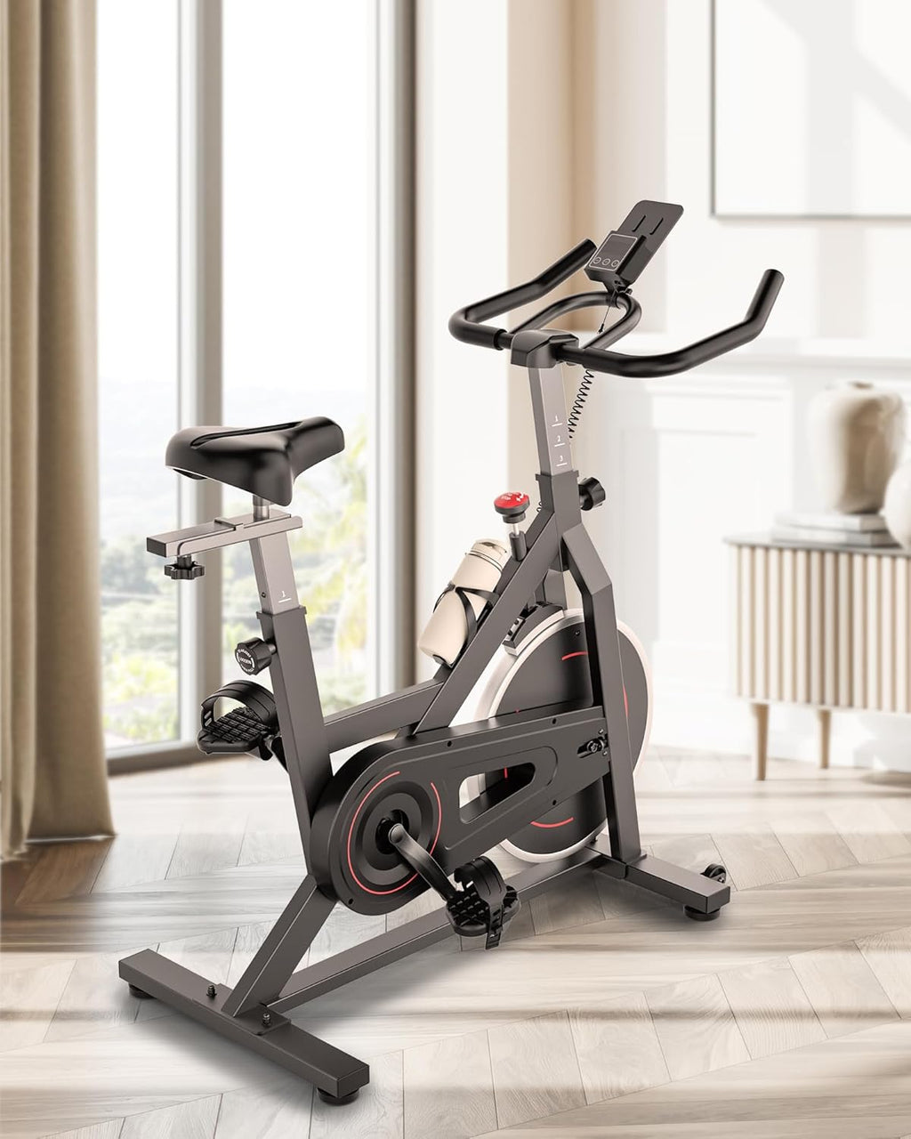Exercise Bike for Home Indoor Cycling with Resistance and Comfortable Seat P39402