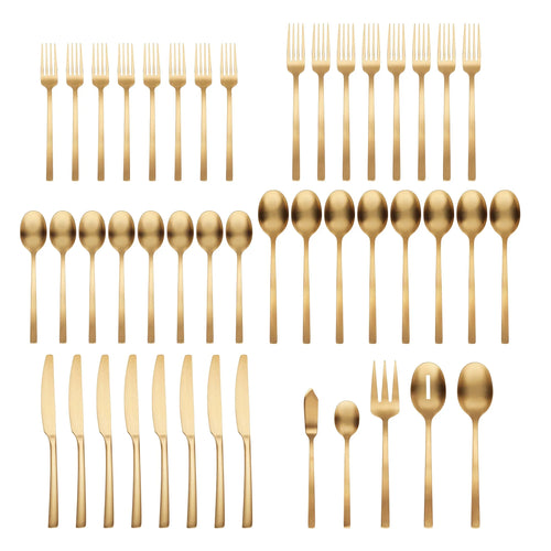 45-Piece Satin Flatware Set B650556