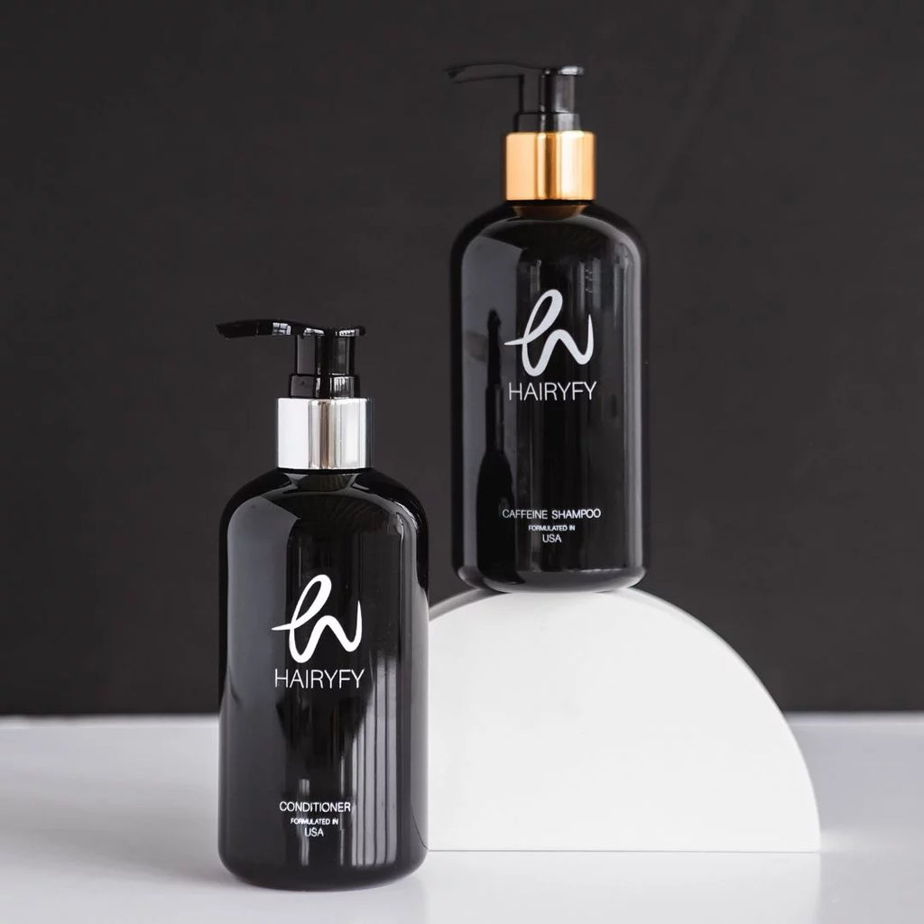 Hairyfy Caffeine Shampoo With Minoxidil For Men Hair Loss (Shampoo + Conditioner) Kit