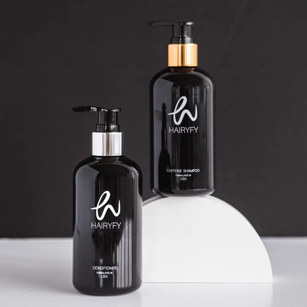 Hairyfy Caffeine Shampoo With Minoxidil For Men Hair Loss (Shampoo + Conditioner) Kit