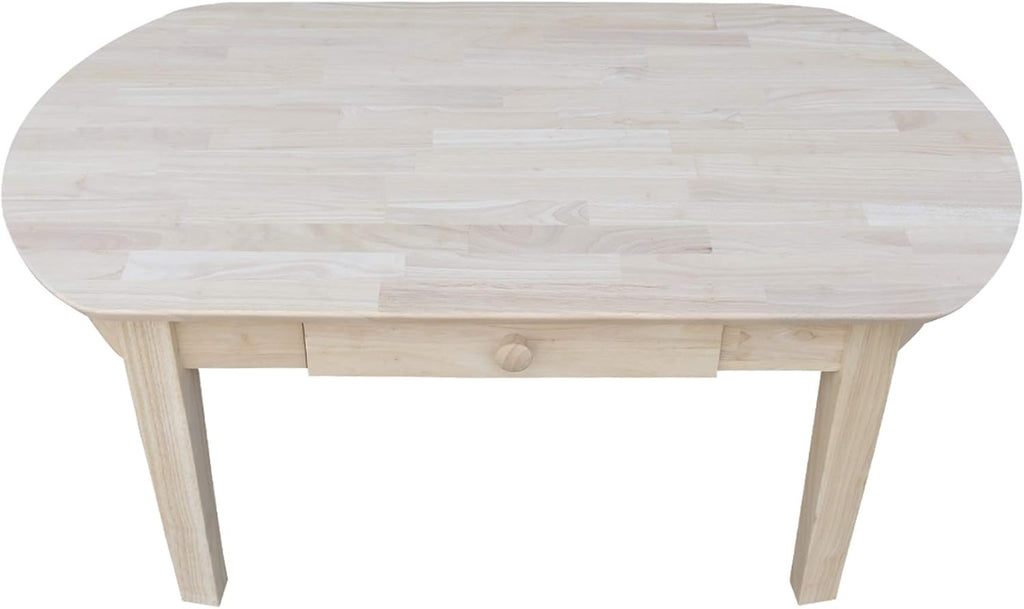 Oval Coffee Table, Unfinished K332