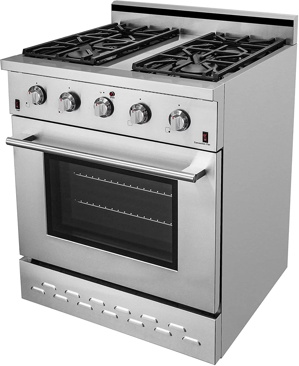 30" Stainless Steel Natural Gas Range with Convection Oven C5498