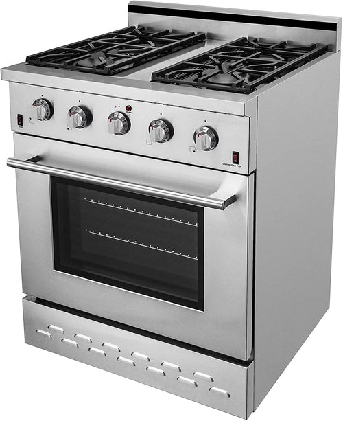 30" Stainless Steel Natural Gas Range with Convection Oven C5498