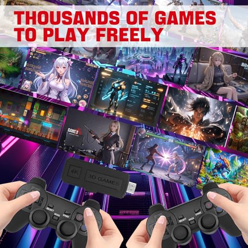 Wireless Retro Gaming Console with 256GB and 42000 Games Z607